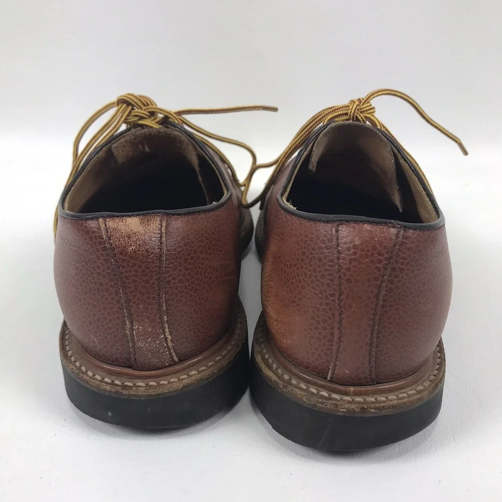 Mark McNairy Derby Shoes Made In England Tan Grain Wholecut‎ Size US 11 9561LTGZ